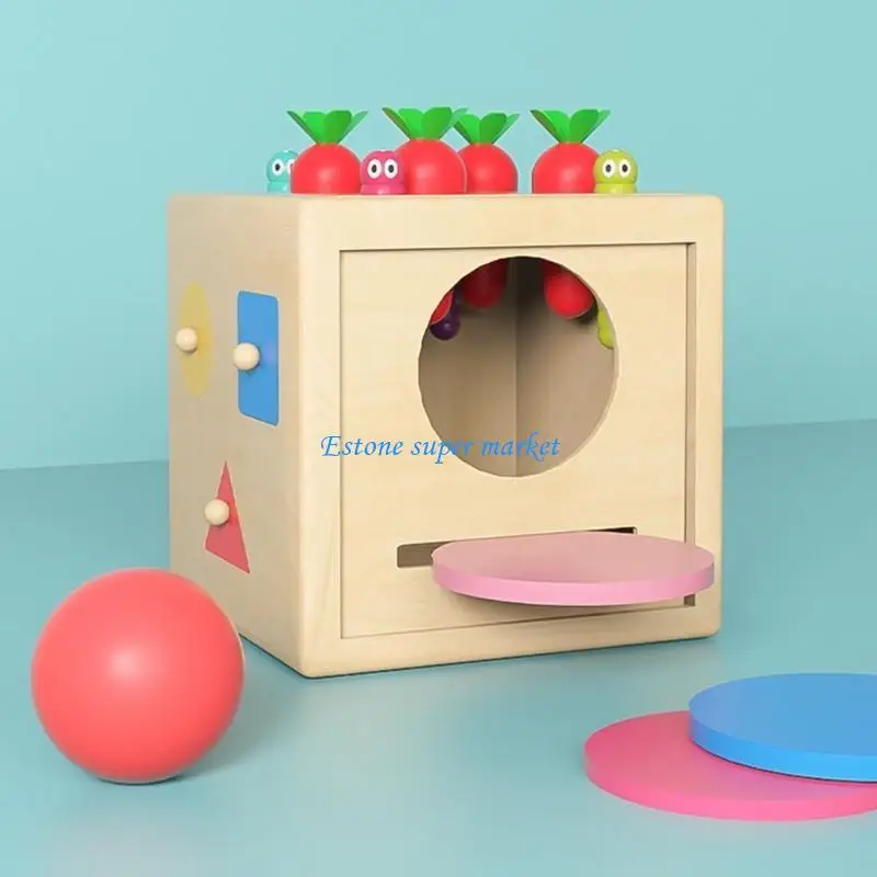 090B Baby Sensory Toy Puzzle Color Cognitive Learning Toy Educational Fine Motor Skill Toy Board Game for Toddlers