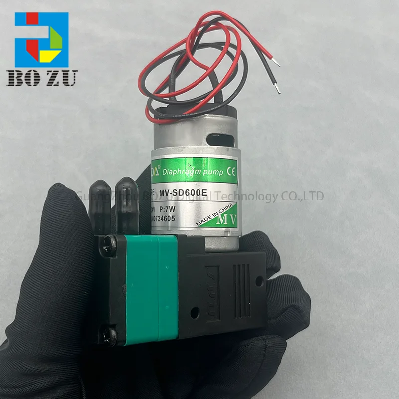 

Насос Bozu SYPDA MV-SD600E 24В 7Вт для сольвентных чернил, 600 мл, для струйных принтеров Flora, Infiniti, Galax, для насоса XP600