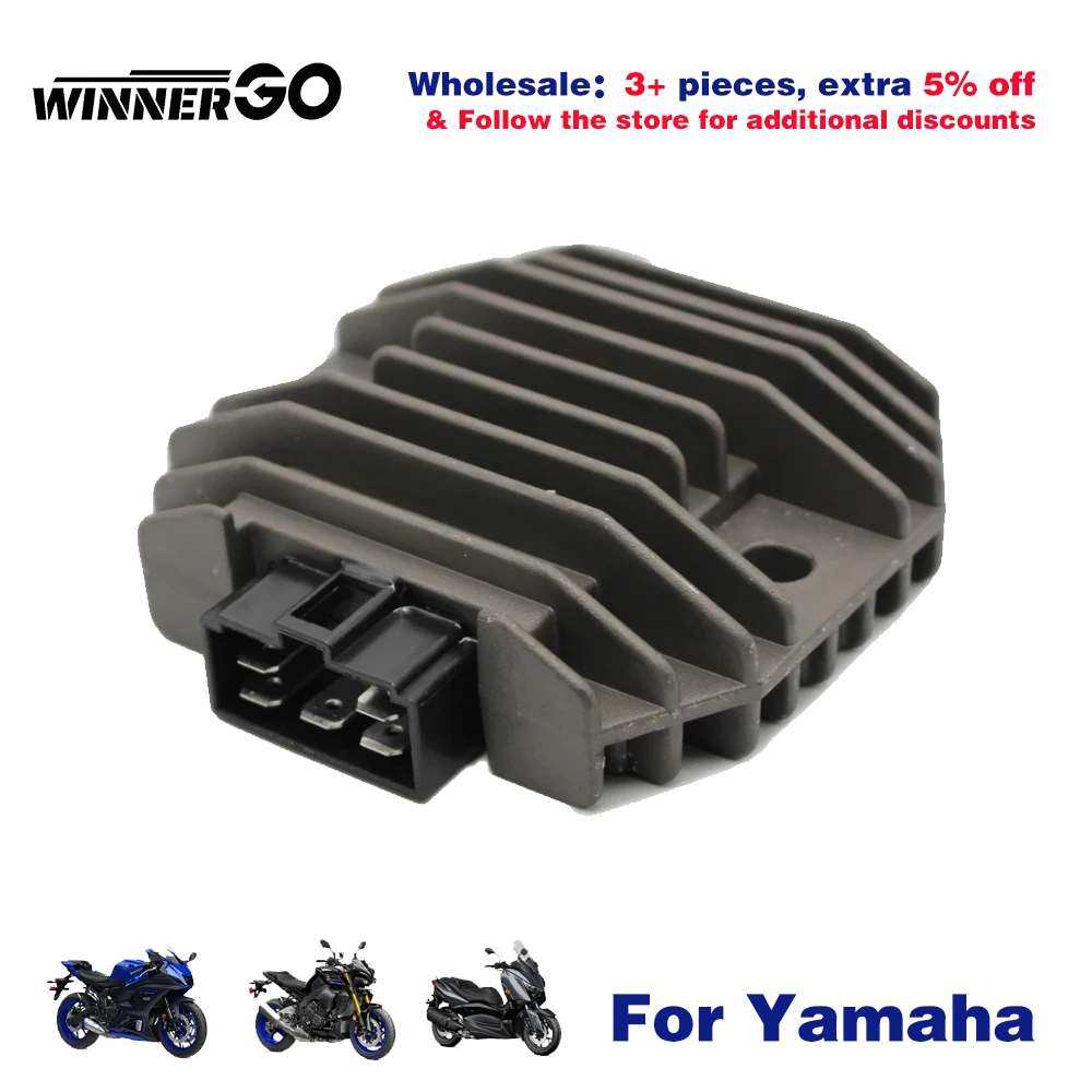 Regulador de voltaje para motocicleta, rectificador para Yamaha YZF600, T-MAX, 500, XP500, TDM850, FZR600, FZ6, R1, R6, FZ6N, FZ6S, V-STAR, XVS400,