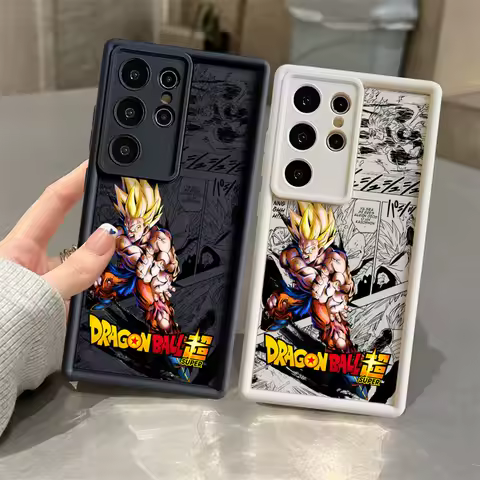 Anime DragonS BallS Goku TPU Soft Case for Samsung Galaxy S25+ S20FE S24 Plus S23 FE S24Ultra S25 Ultra S22 S21