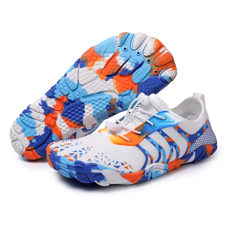 Summer Men Outdoor River Upstream Shoes Multi-purpose Breathable Beach Diving Swimming Shoes Unisex Quick-drying Barefoot Shoes