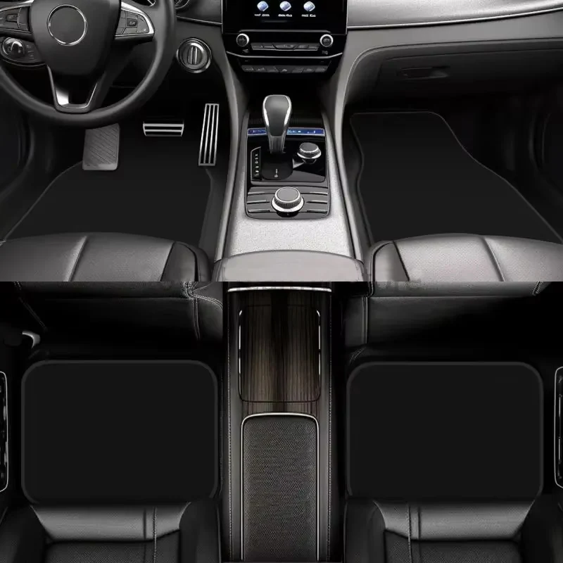 Four Seasons Universal Automotive foot mats are easy to clean, waterproof, anti slip, fully enclosed carpet protection view 2