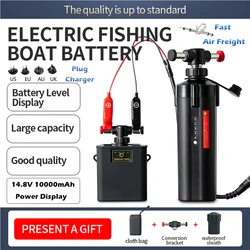 14.8V Fishing Electric Battery Power Display Fishing Battery 10000mAh For SHIMANO DAIWA Droplet Wheel Sea Fishing Reel Battery