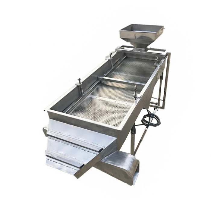 Kernel Linear Vibrating Screen Tea Leaves Linear Vibrating Screen Rectangle Vibration Sieve