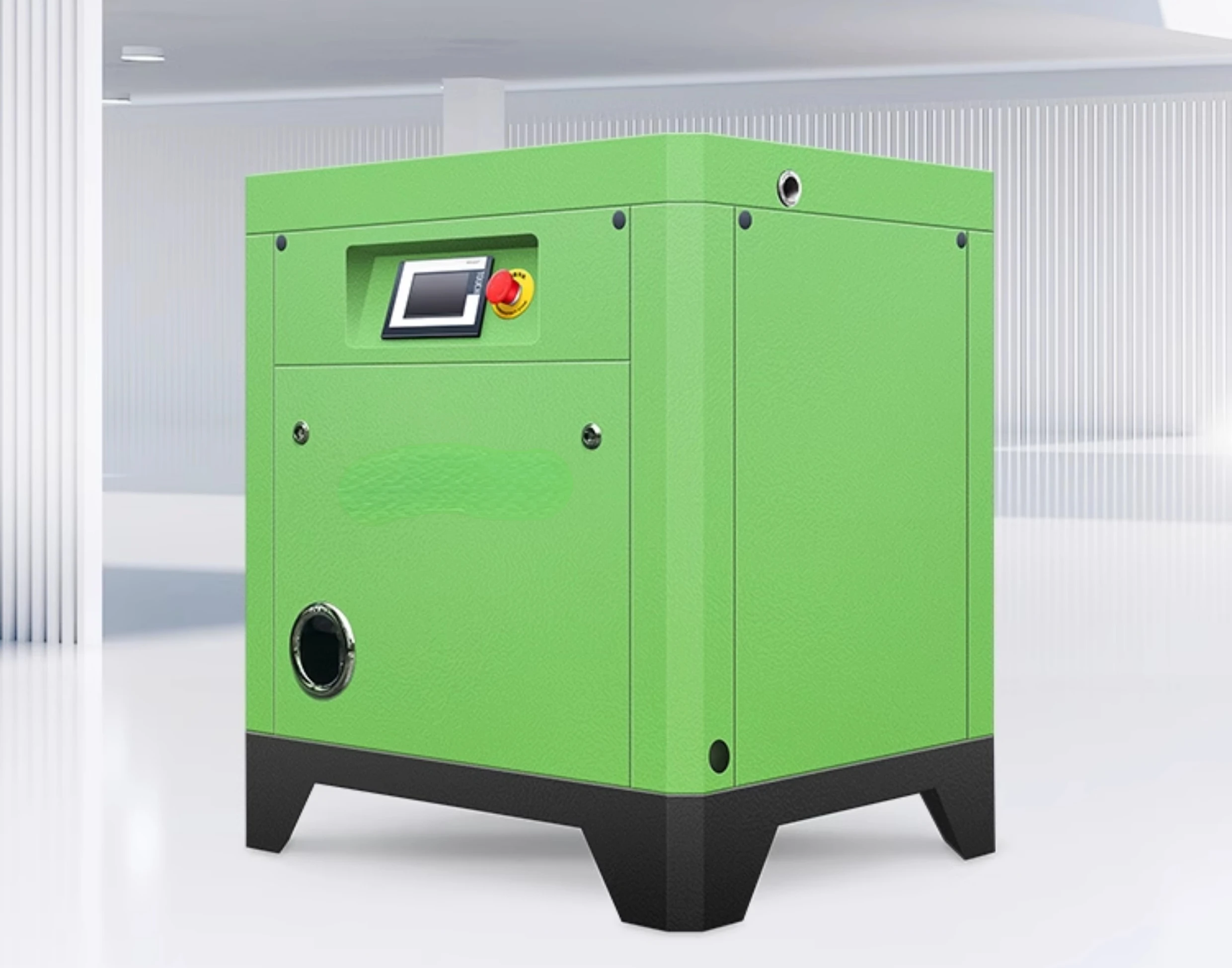 Inverter screw air compressor 7.5/15kw22 high-pressure industrial-grade oil-free silent air compressor 37