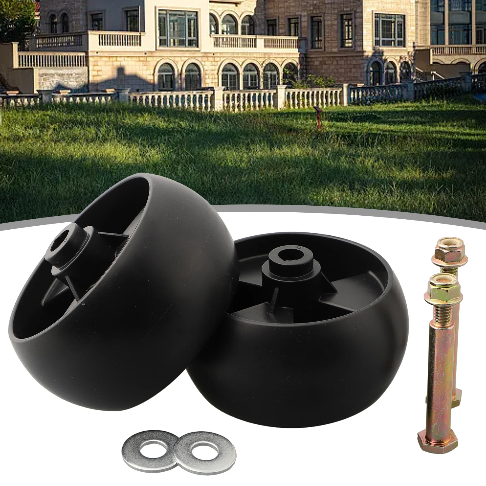 

Home Supplies Deck Wheels Easy To Install High Quality Construction Perfect Replacement Household Cleaning Tools