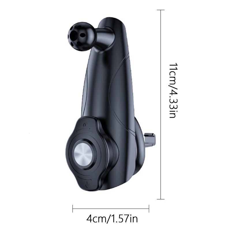 Автомобильный держатель для телефона с шаровой головкой 17 мм, автомобильный кронштейн для смартфона, регулируемая на 360 ручка
