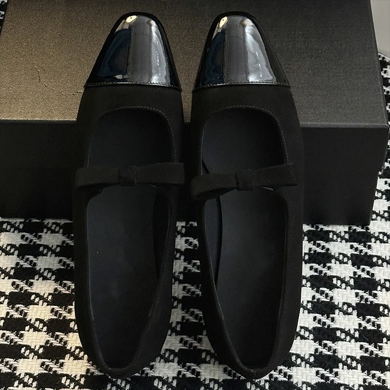 High quality French retro-style women's Mary Jane shoes with pointed toes, low heels, elegant and sophisticated 25110822