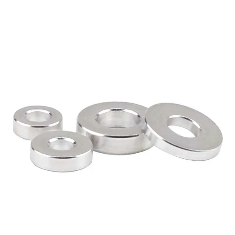 10Pc M5 5MM ID 5.2MM Aluminum Alloy Bushing Gaskets Round Sleeve Unthreaded Shaft Axle Spacer Standoff Width Diameter 12MM 16MM