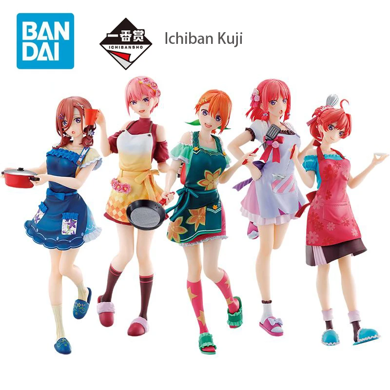 

In Stock Original Ichiban Kuji The Quintessential Quintuplets Nakano Yotsuba Figure 18Cm Anime Model Toy for Girl Gift