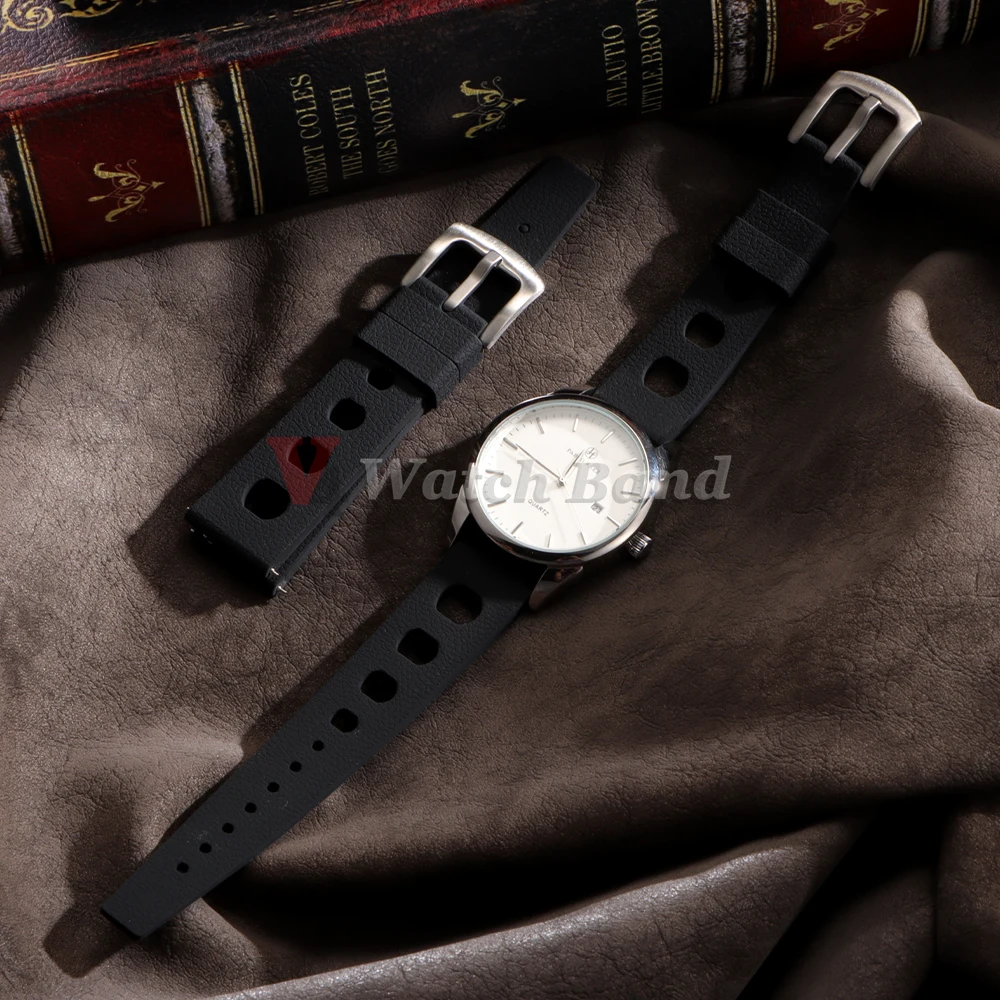 الاستوائية المطاط حزام ل أوريس ل Seiko للمواطن الإفراج السريع حزام (استيك) ساعة 20 مللي متر 22 مللي متر جديد الاستوائية حزام ساعة ذكية حزام