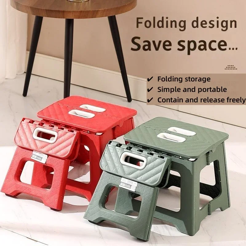 Draagbare Outdoor Kleine Kruk Opvouwbare Kruk Verdikte Plastic Zadelstoel Lichtgewicht Volwassenen Kinderen Voor Outdoor Kamperen & Vissen