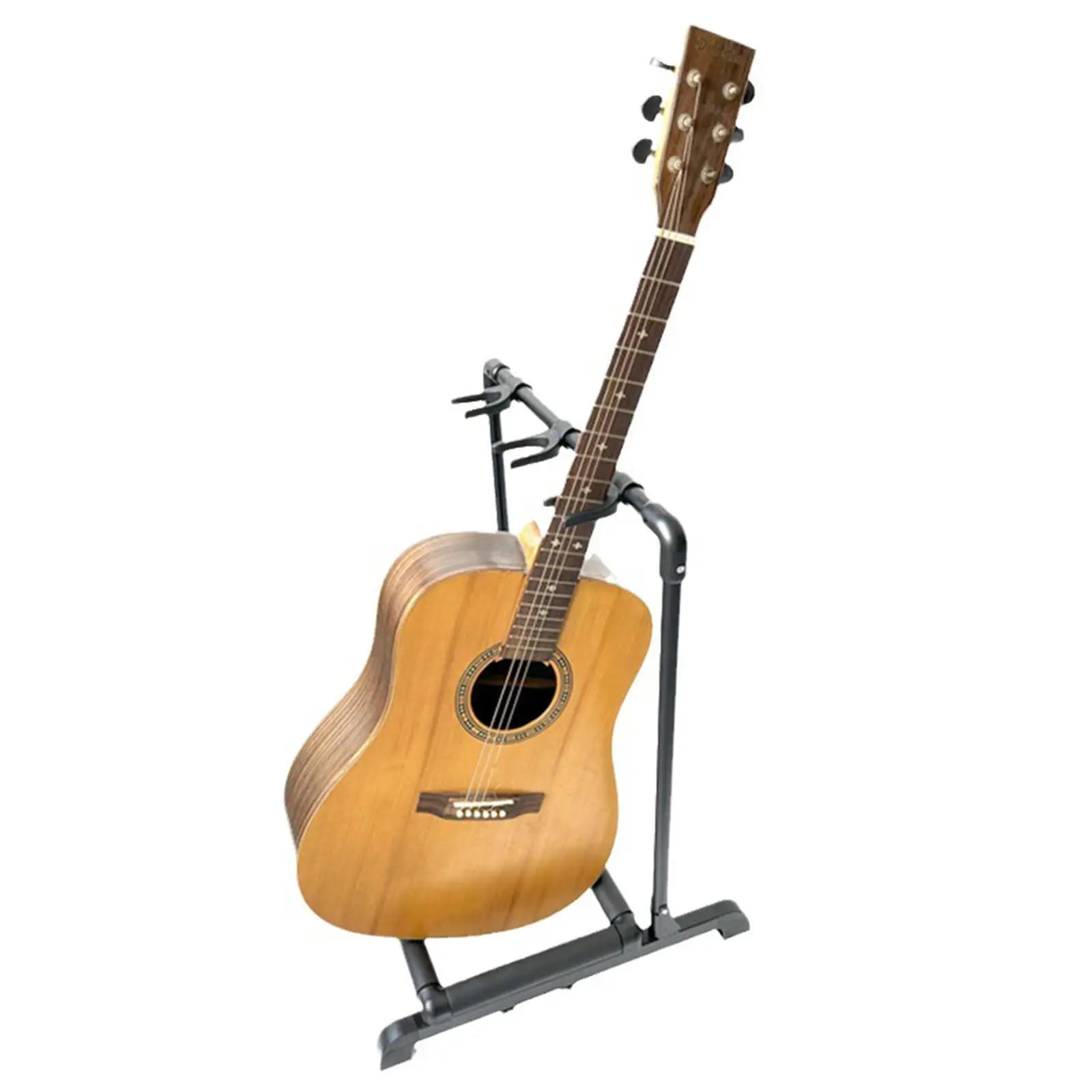 

Electric Guitar Stand Foldable Guitar Rack Universal Professional Stable Non Slip Floor for Acoustic Classical Ukulele Basses