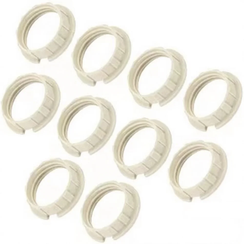 G9 Lamp Holder Replacement Kit Plastic Outer Ring Zinc Alloy Threaded Collar Lighting Hardware Accessory For Repairing