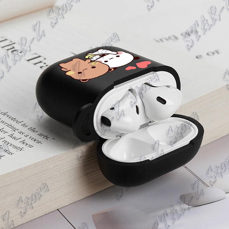 Симпатичная пара аксессуаров Bubu Dudu для Apple Airpods Pro 2 1 3 Baby Panda Love, противоударный чехол для наушников Air Pods