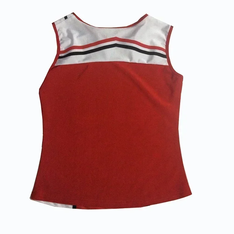 Girl Cheerleader Costume Glee Style Cheerleading Varsity Cheerleader Costume Fancy Dress Uniform High school Glee Club Clothing