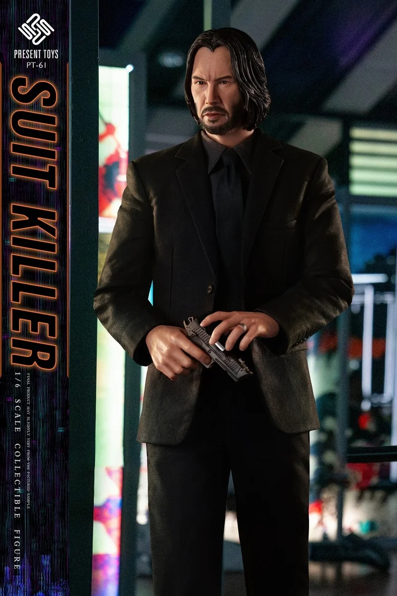 In Voorraad AANWEZIG SPEELGOED 1/6 PT-sp61 John Wick Suit Killer Action Figure Collectable Model Beeldje Verrassing Verjaardag Speelgoed Cadeau