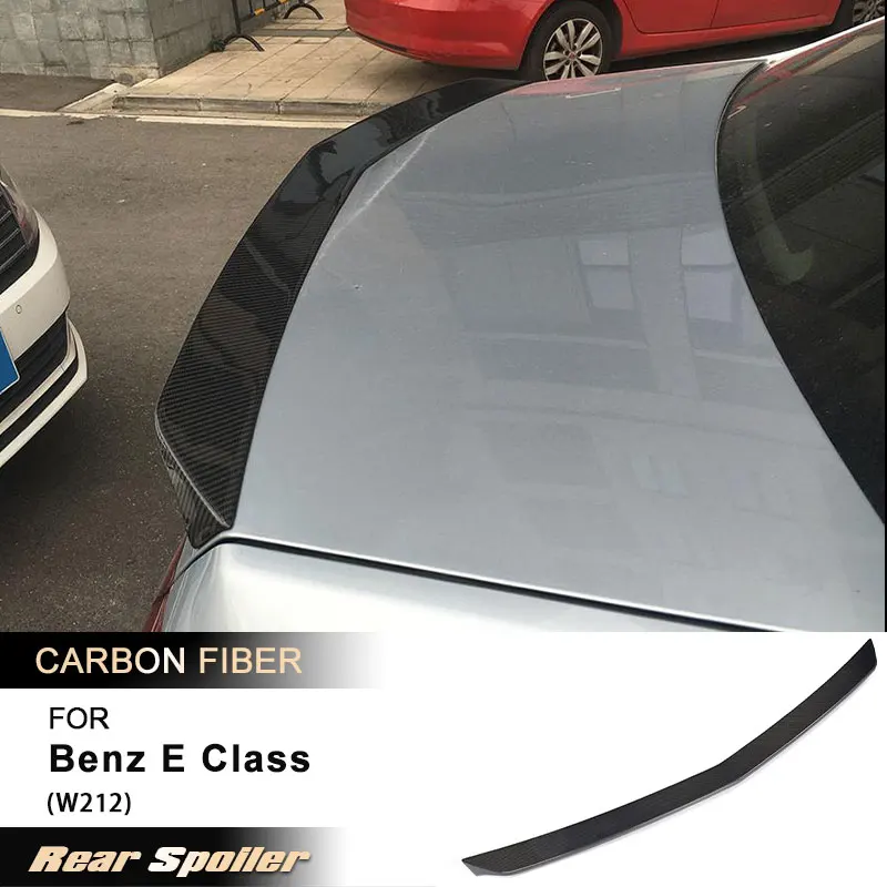 

Car Rear Trunk Spoiler Wings for Mercedes Benz E Class W212 E63 AMG Sport Standard Sedan 2010-2015 Rear Spoiler Carbon Fiber FRP
