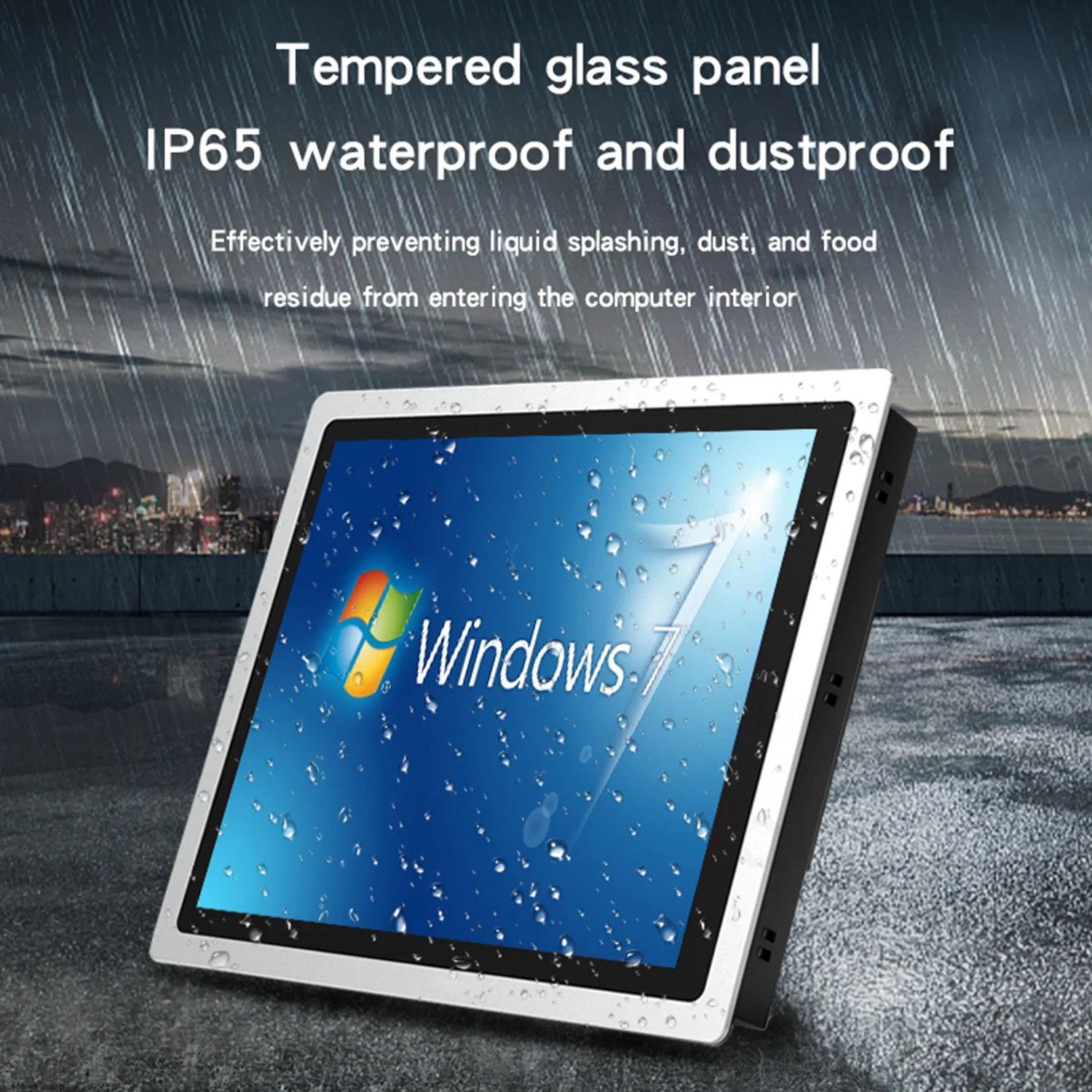 10.4/12/15/17/19 Inch Embedded Touch Screen Monitor All in One I3 I5 I7 Processor Industrial Panel PC Computer