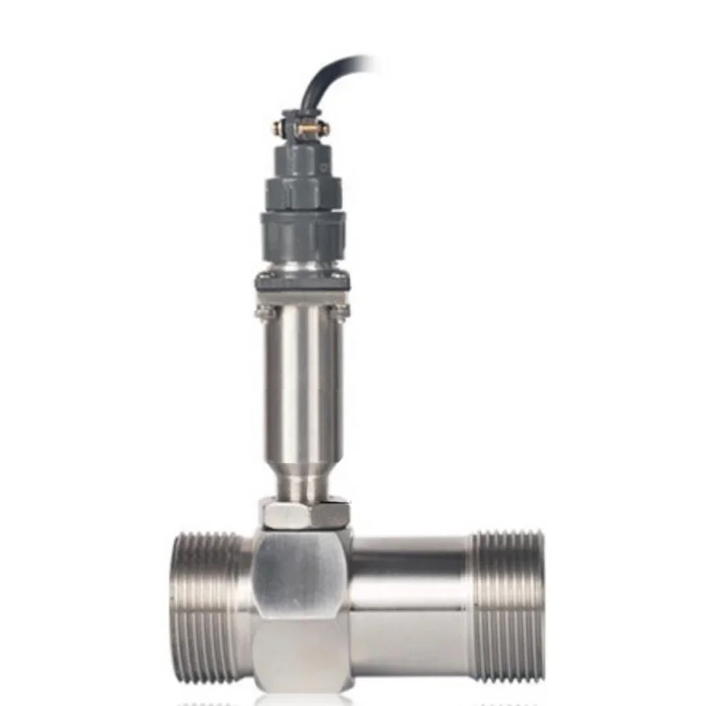 3/4'' DN20 Intelligent Micro Turbine Fuel Oil Diesel Flow Meter Threaded Connection Stainless Steel Water Turbine Flow Meter