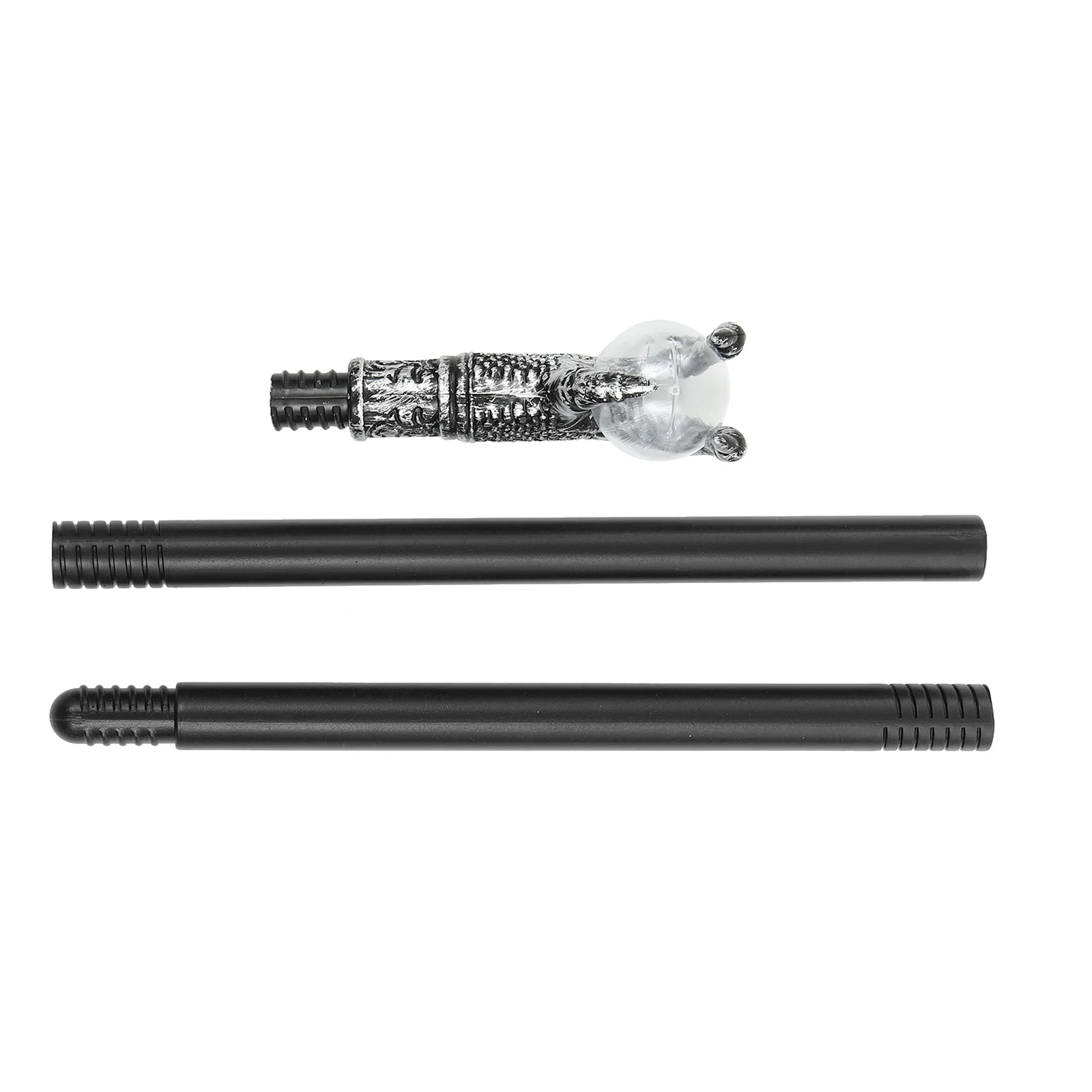 

Portable Scepter Costume Halloween Prop Durable Plastic Walking Cane for Adult Party Stage Performance Role Play Accessory