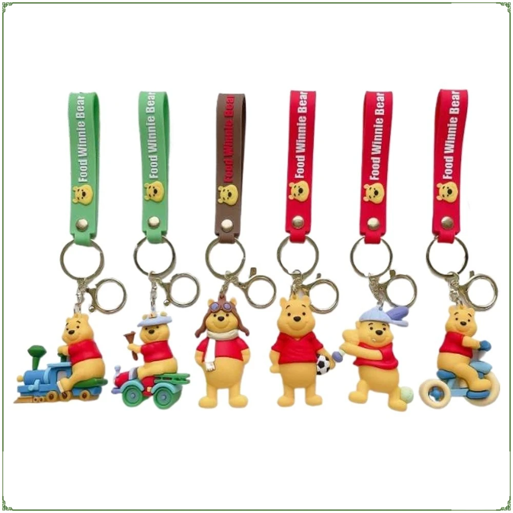 

Multiple Options Disney Cartoon Keychains Fashion Couple Bag Key Chains Accessories Car Pendant Key Chains Kids Hobbies Gifts