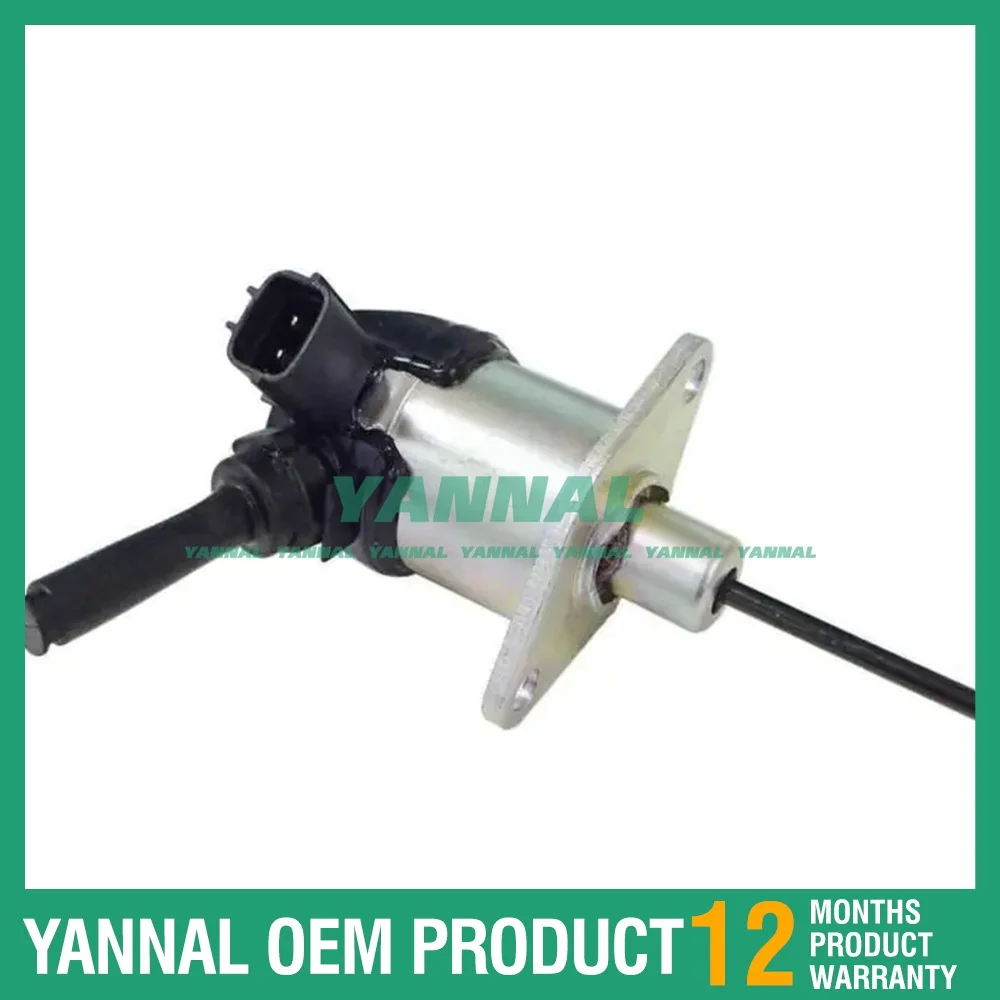 Fuel Stop Solenoid 1A021-60010 1A021-60015 For Kubota V2003 V2203 V2403 D1503