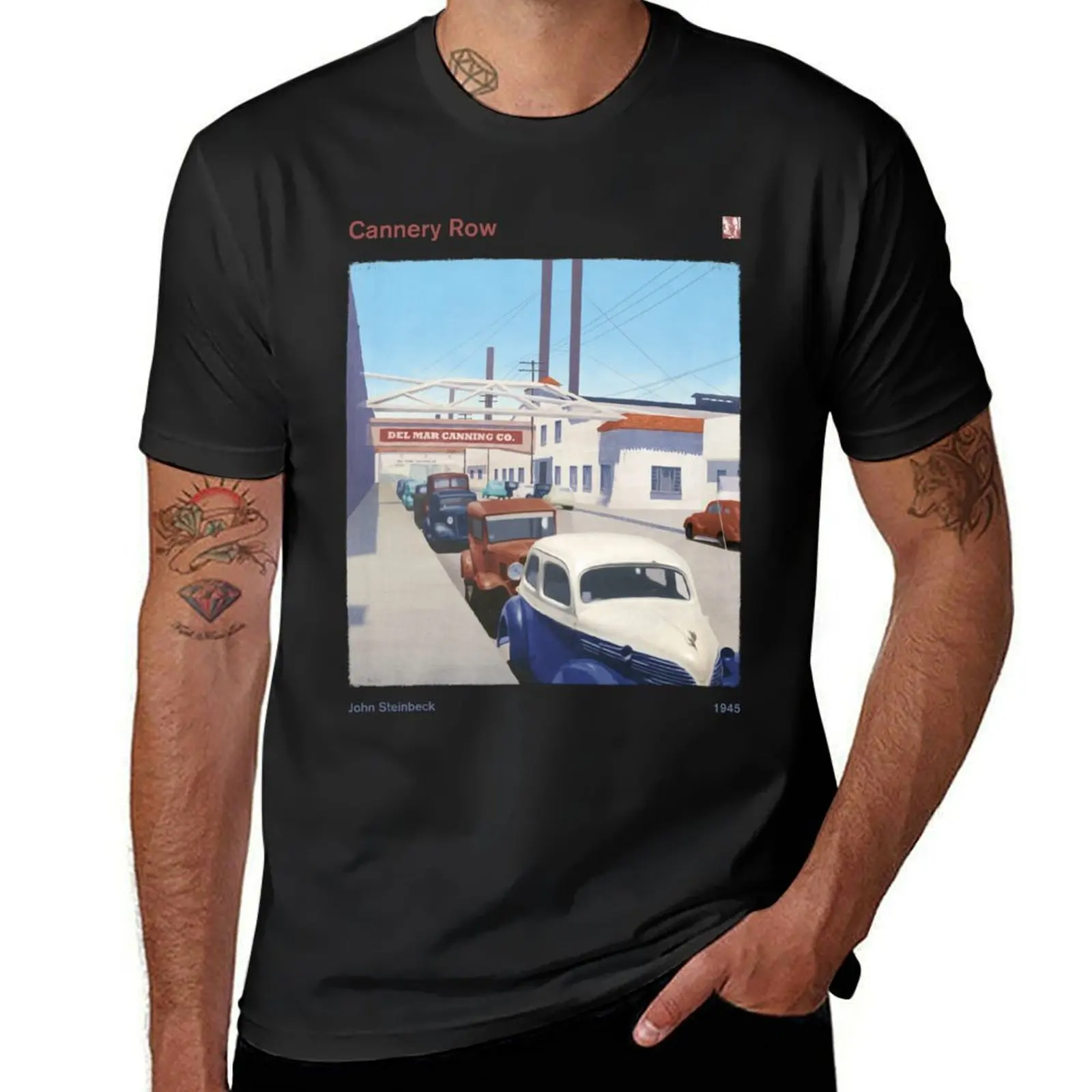 

Cannery Row, John Steinbeck - Literary Book Cover Art, American Literature, Bookish Gift, Modern Home Decor T-Shirt