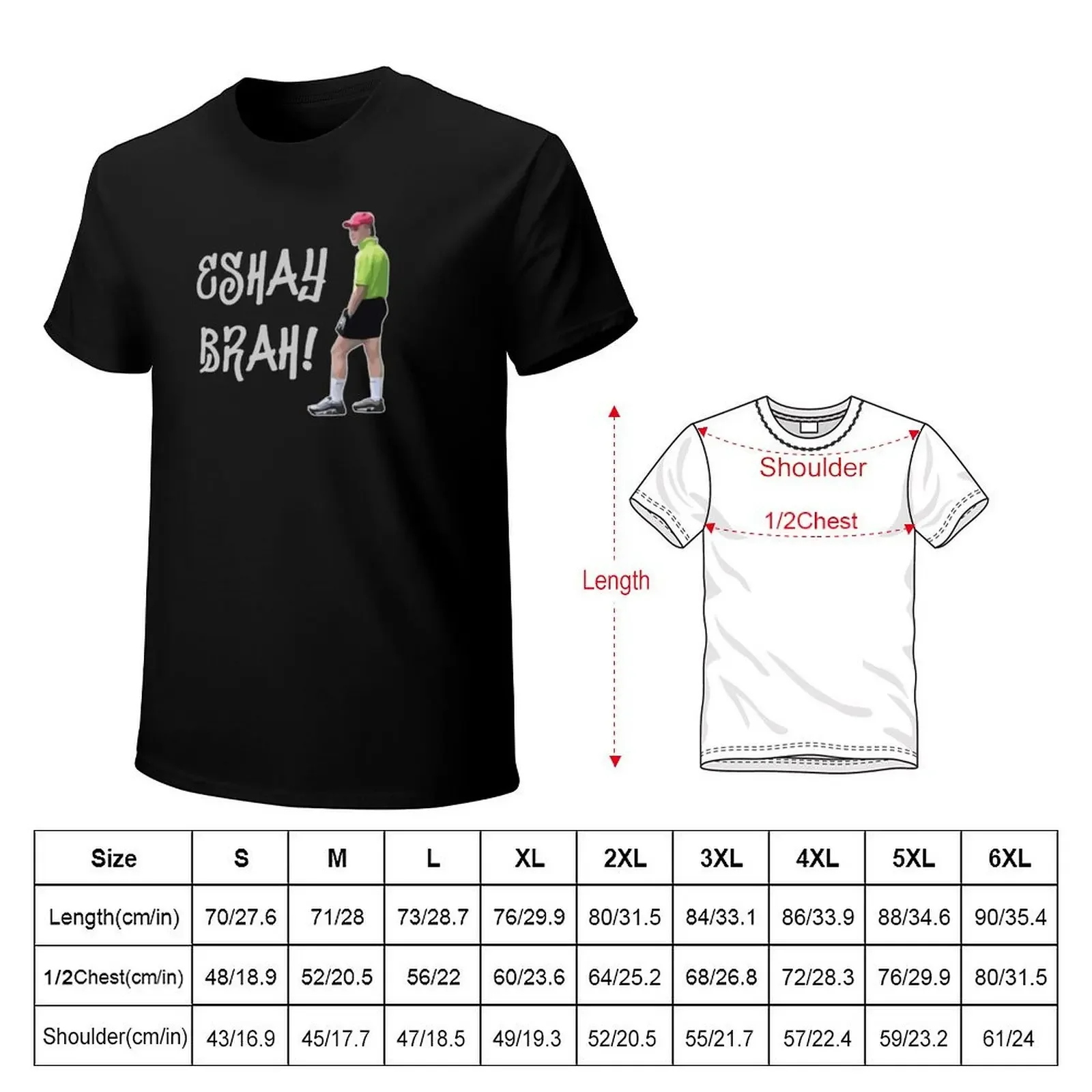 Eshay Brah! T-Shirt anime figures for a boy Aesthetic clothing mens champion t shirts