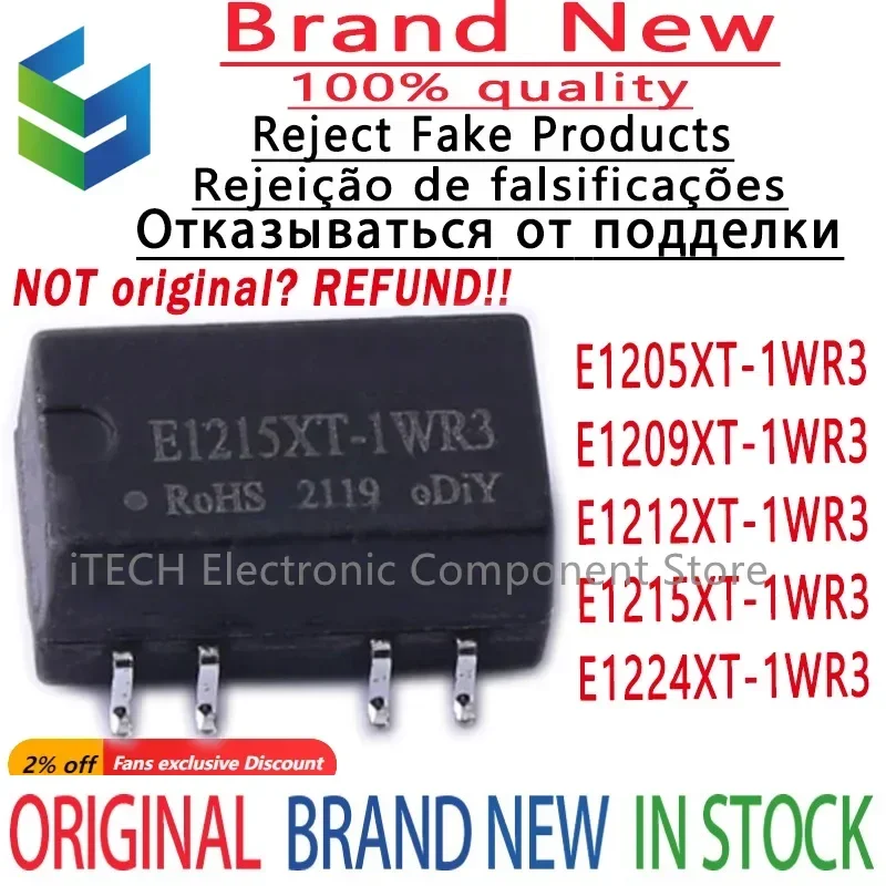 

5PCS Original and Genuine E1205XT-1WR3 E1209XT-1WR3 E1212XT-1WR3 E1215XT-1WR3 E1224XT-1WR3 SMD-6