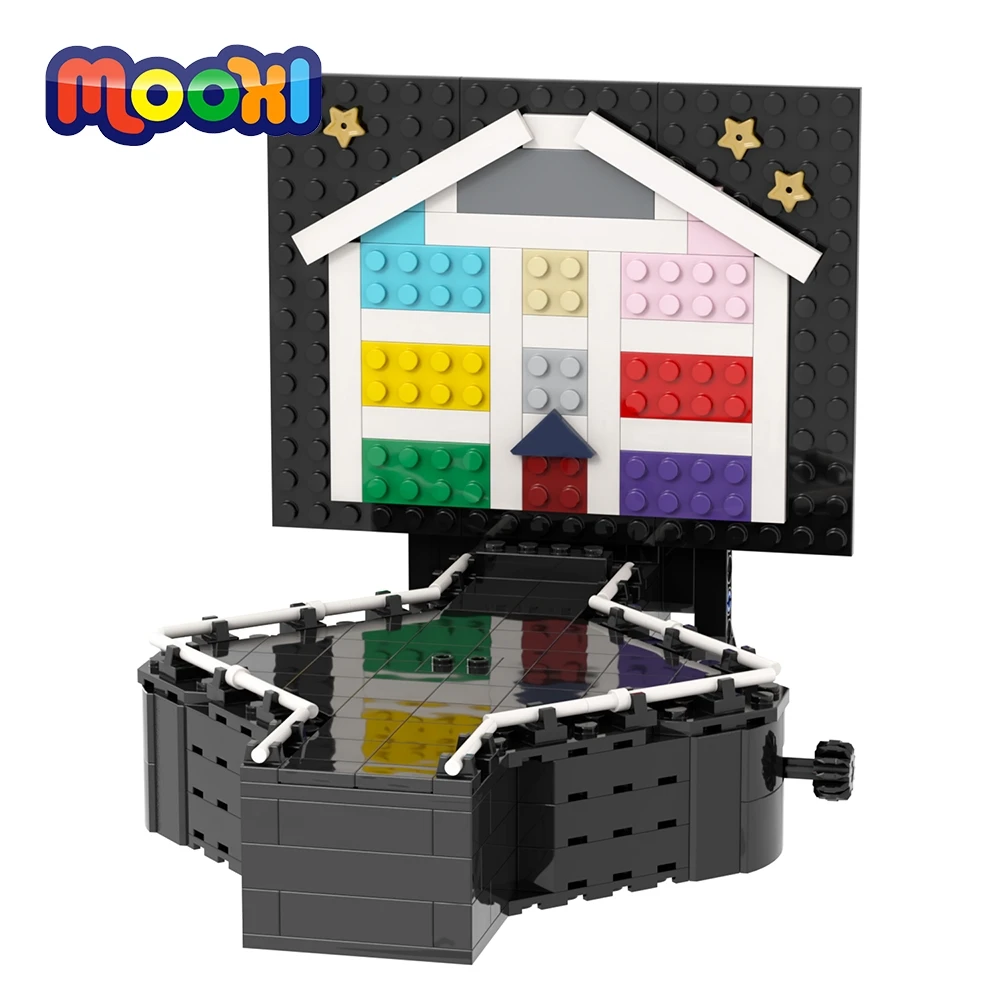 MOOXI Creative Series 300Pcs MOC Bricks The Eras Tour Compatible Action Figure DIY Building Block Toys For Children Gift MOC1544