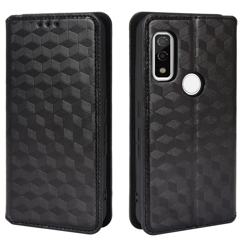 Flip Leather Cover For Fujitsu Arrows We 5.7 inch Magnetic Skin Three Dimensional Pattern Shockproof Card Slot Wallet Phone Case