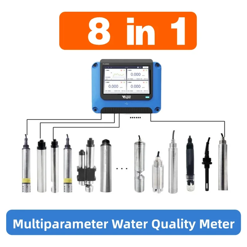 TC2000 Online Multiparameter Water Quality Analyzer Best Price OEM Customizable Test Instrument with PH EC ORP TDS COD Turbidity