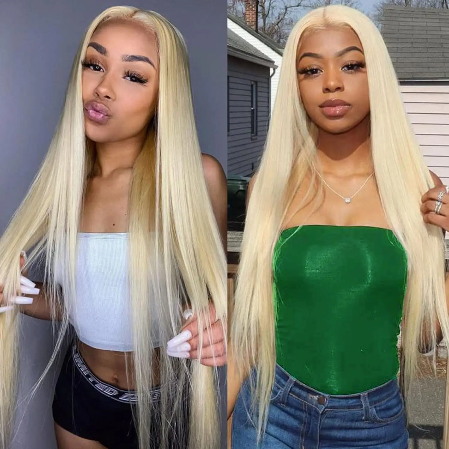 

613 Lace Front Wig Human Hair 13x4 HD Transparent Straight Wigs Human Hair Blonde Lace Front Wigs Human Hair Pre Plucked 30 Inch