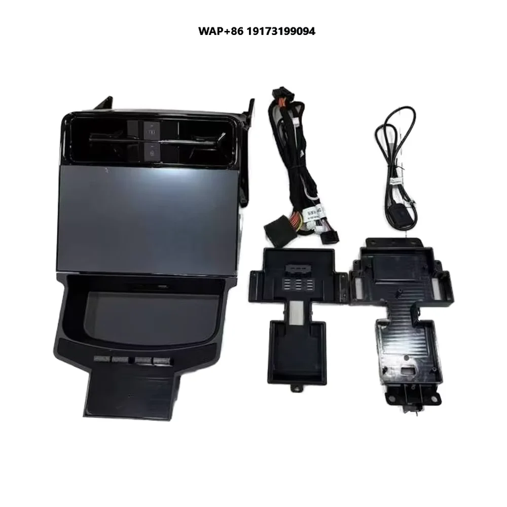 نظام أندرويد الذكي المدمج في جهاز إرسال GPS FM CarPlay لوحة القيادة المثبتة على تكييف الهواء الخلفي وشاشة مقسمة للتحكم في تكييف الهواء