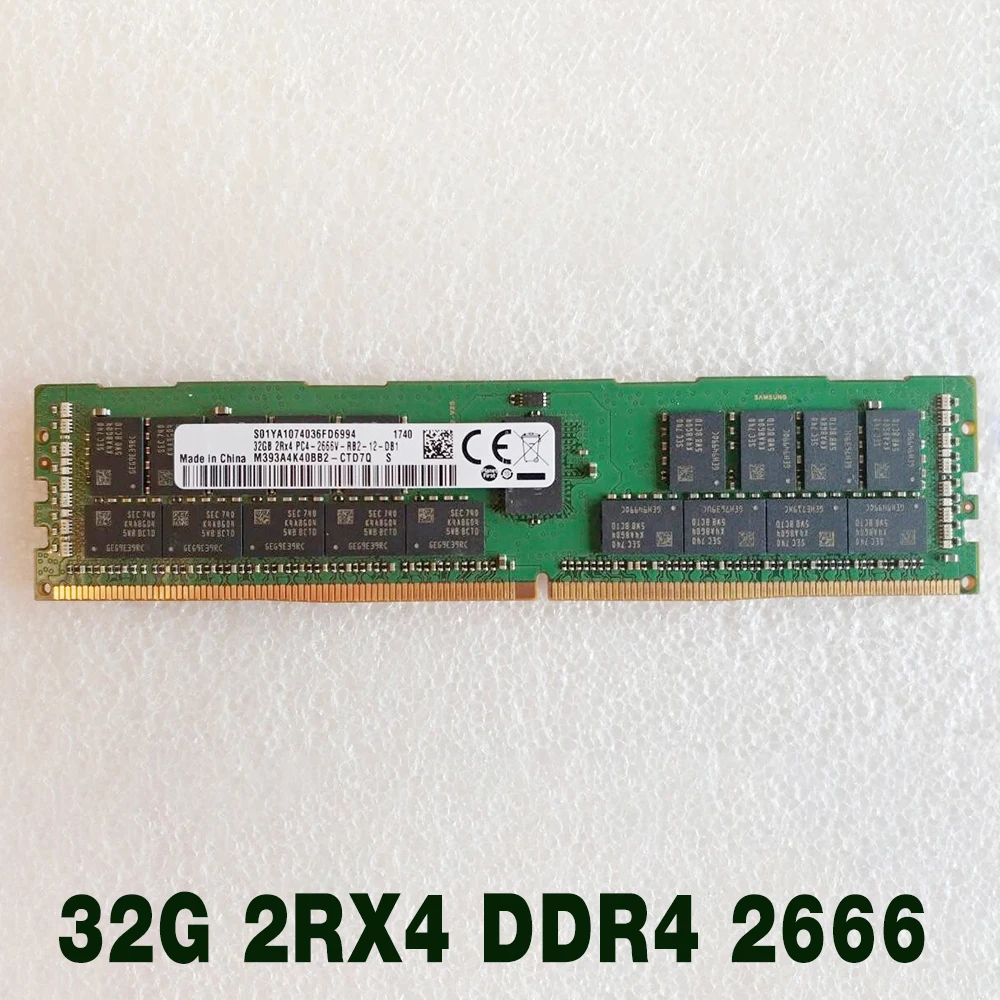 

1 pcs M393A4K40BB2 32GB RAM For Samsung Server Memory 32G 2RX4 DDR4 2666