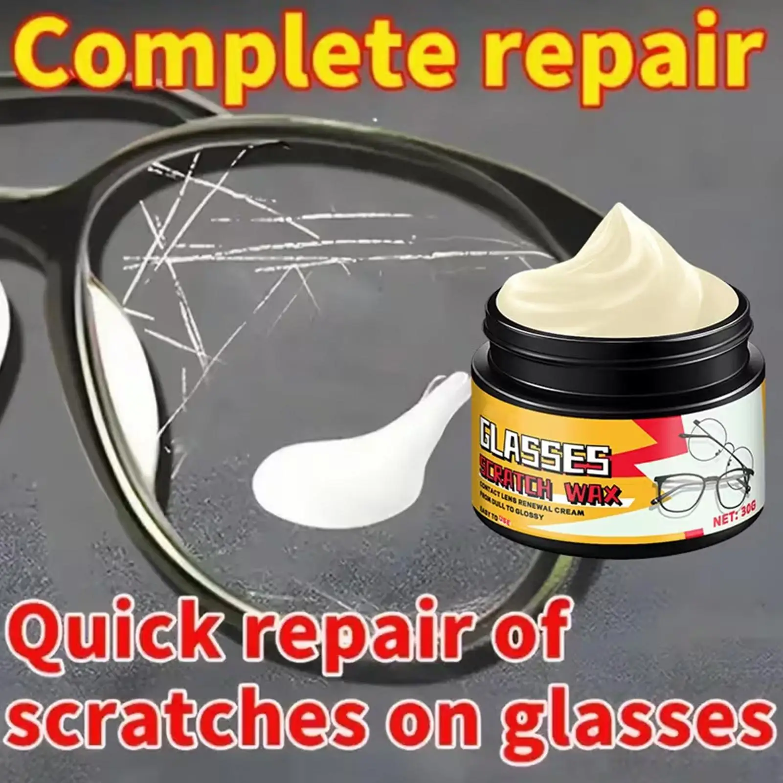 Glass Lens Scratch …