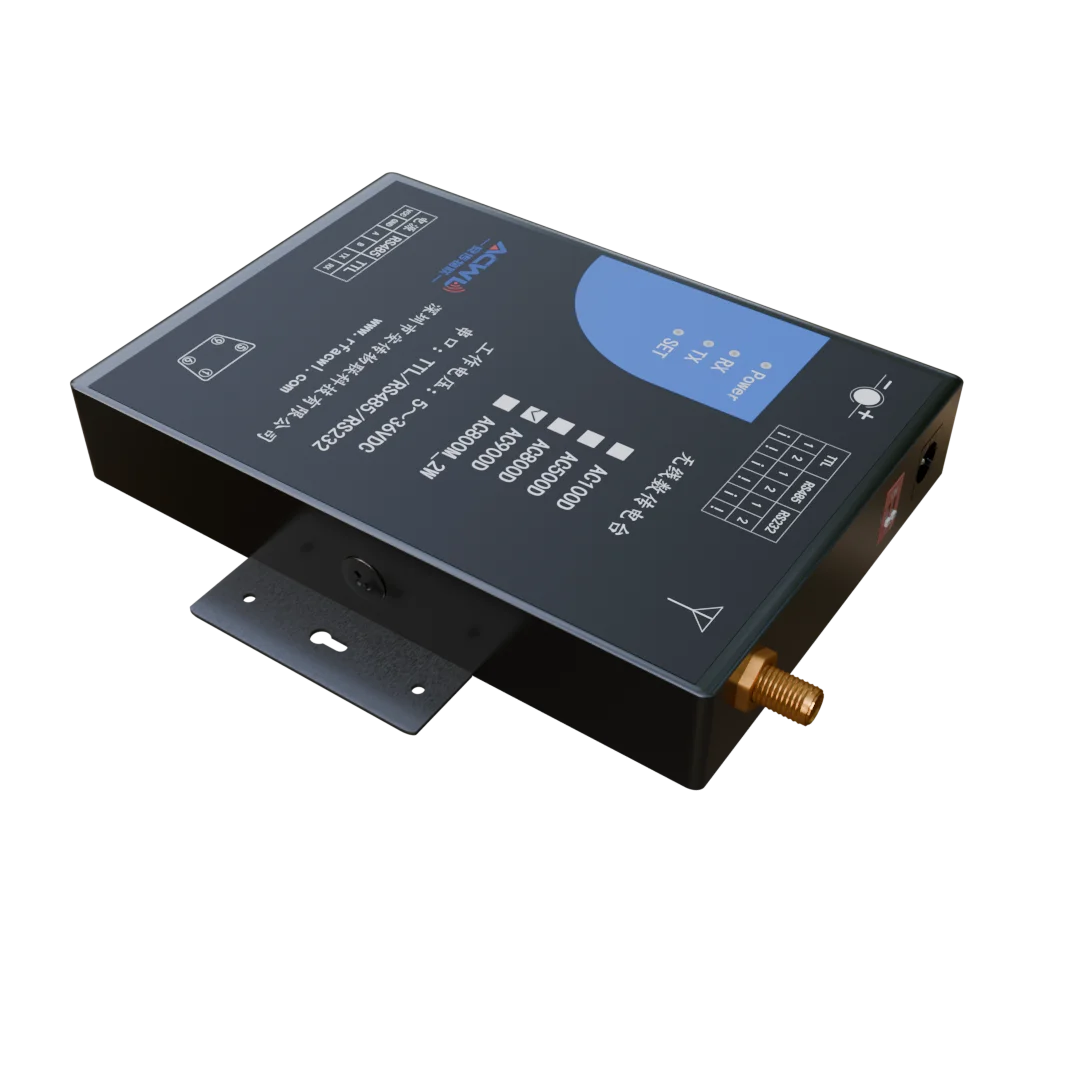 Robust Industrial LoRa Data Transmission Unit AC900D 500mW 27dBm High Immunity Anti Interference for Pipeline Monitoring