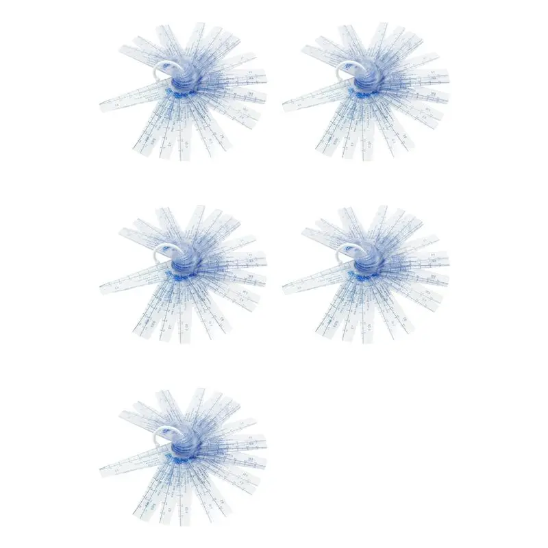 

Набор пластиковых щупов BHTS-5 (5 шт.) для измерения толщины 0,05-3 мм, 25 в 1, для измерения зазоров