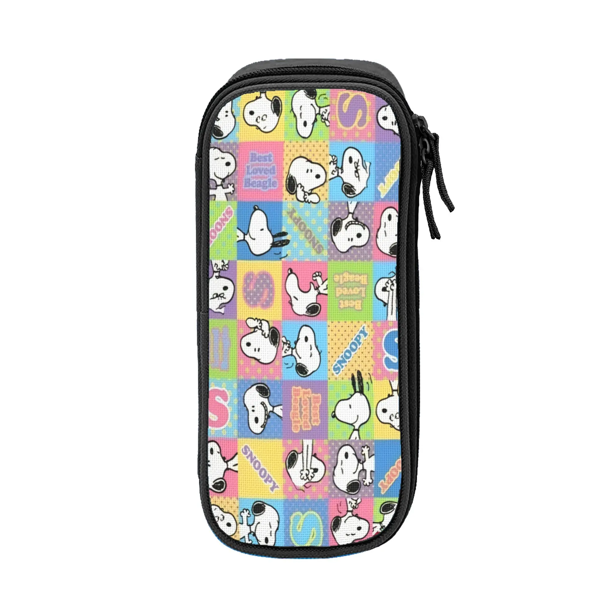 Snoopys cartoon dog Merch Pen Box Large-capacity Kids Pencil Case Stationery Amazing Gift