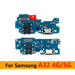 USB с микрофоном зарядное устройство док-порт плата гибкий кабель для Samsung A13 A32 A22 4G 5G A135F A136F A225F A226F A325F A326