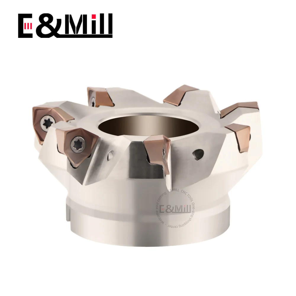 MFWN MFWN900 double sided hexagonal heavy cutting milling cutter head WNMU0806 WNMU milling insert MFWN90° milling cutter disk