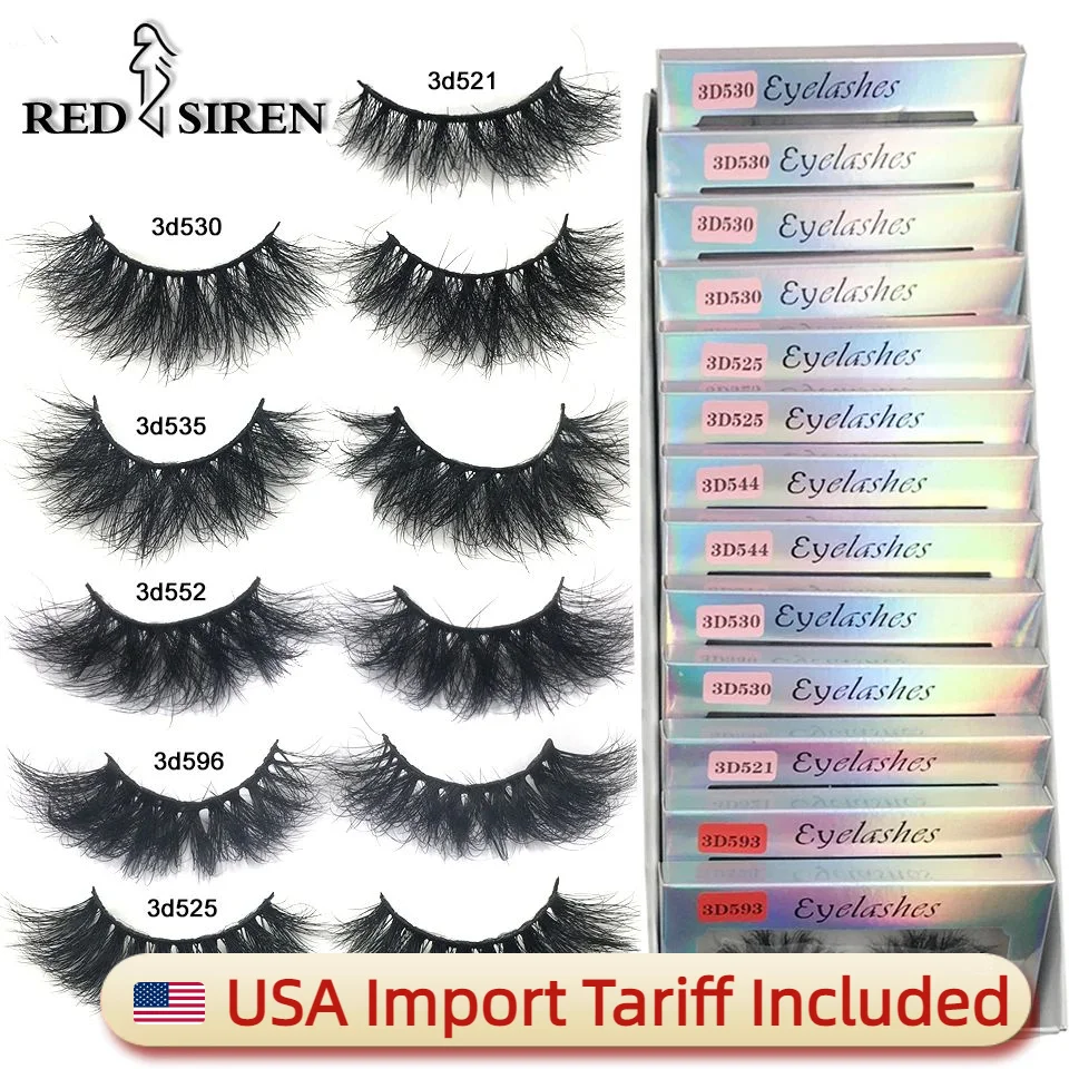 

Wholesale Lashes Mink Fluffy Natural Eyelashes 5/10/30/50 Wholesale Items Make Up 3d Mink Lashes