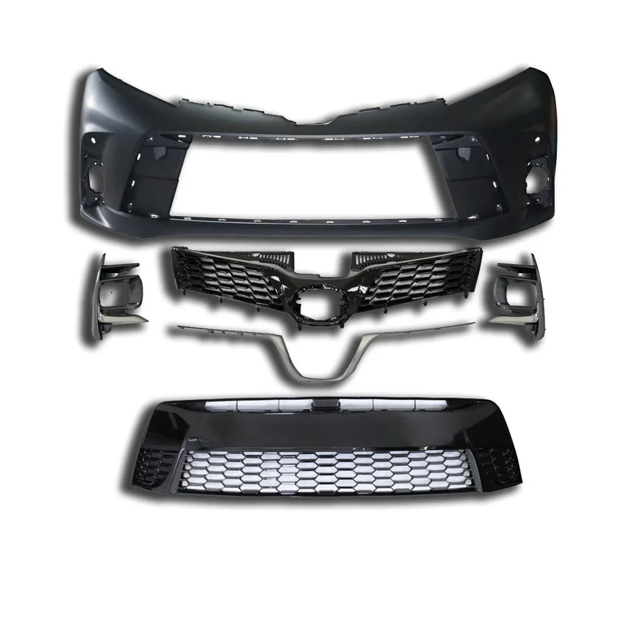 

FRONT BUMPER+GRILLE For SIENNA SE 2018