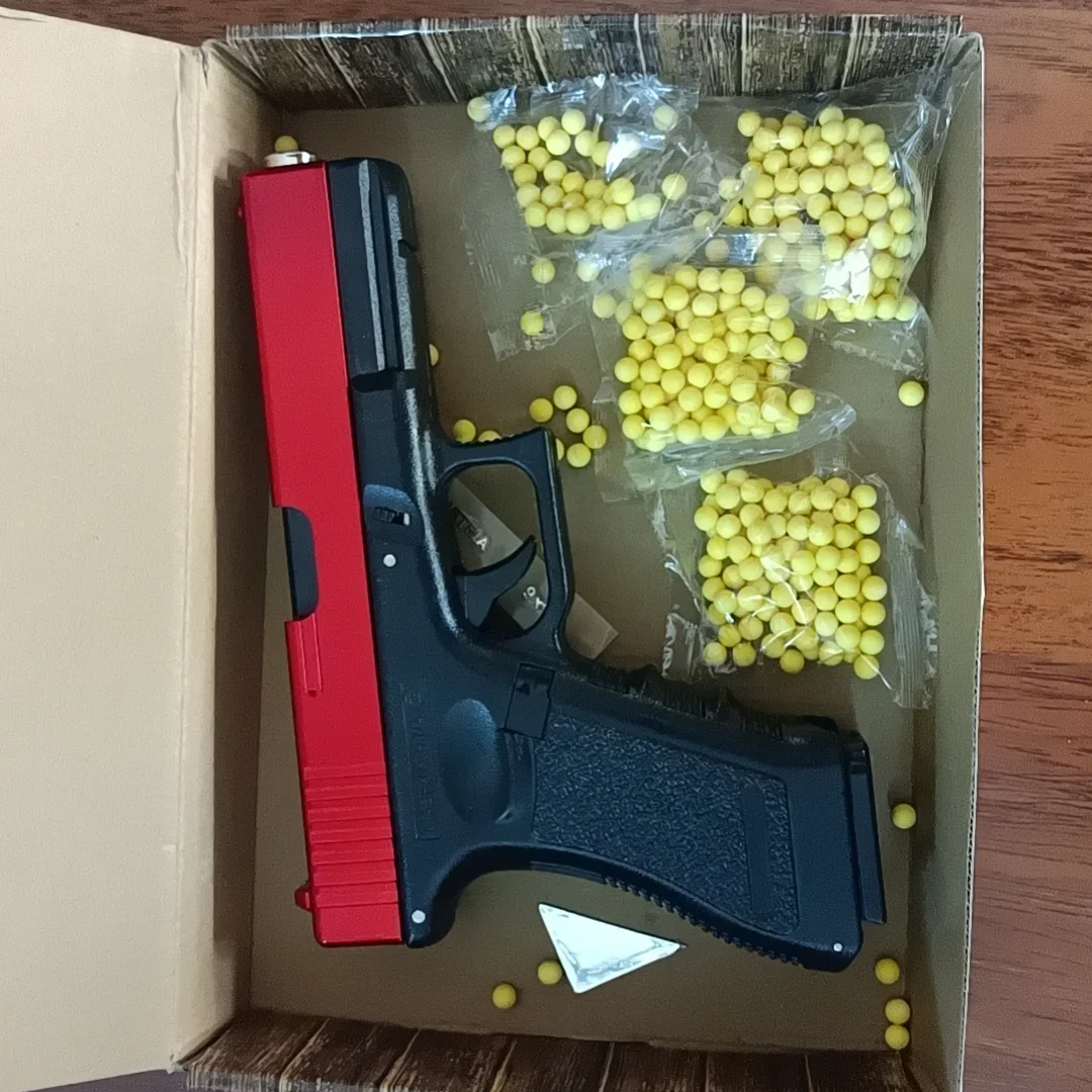 Glock para niños, cámara vacía, ametralladora colgante, pistola de juguete, Manual de liberación rápida, revista inferior para niños Q1, Navidad 2025