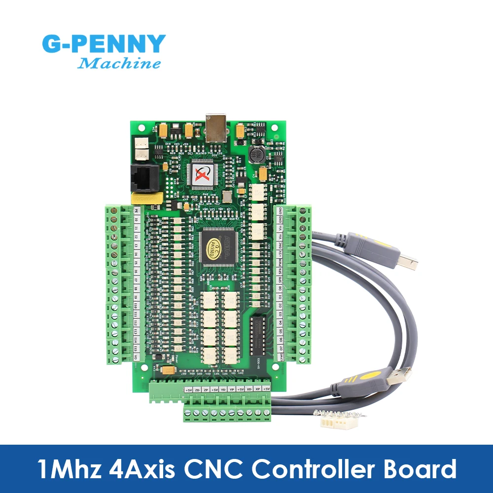 MACH3 scheda di controllo USB a 4 assi interfaccia scheda di controllo del movimento scheda Driver CNC 1Mhz per motore passo-passo/servomotore