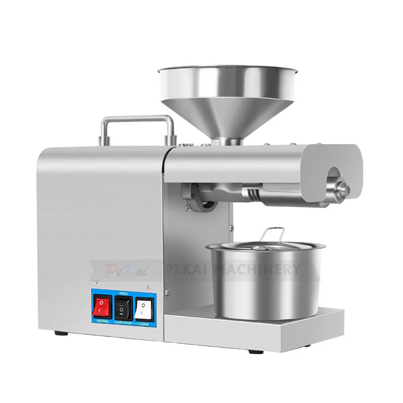 RG-311 Edible Oil Maker Stainless Steel Automatic Home/Commercial peanut Oil Press Machine