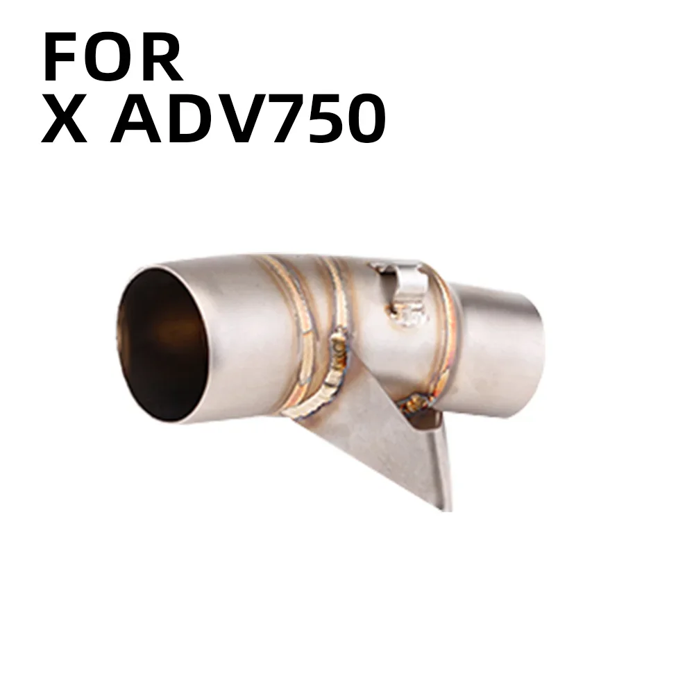 

For Honda XADV750 Motorcycle Exhaust Scooter Escape Modified Modified Modified Stainless Middle Link Adapter Pipe 51mm Interface
