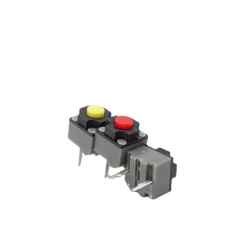 Kailh-microinterruptor de ratón silencioso, accesorio Original, punto rojo y amarillo, cuadrado, para M330, M220, M590, 6x6x7,3mm