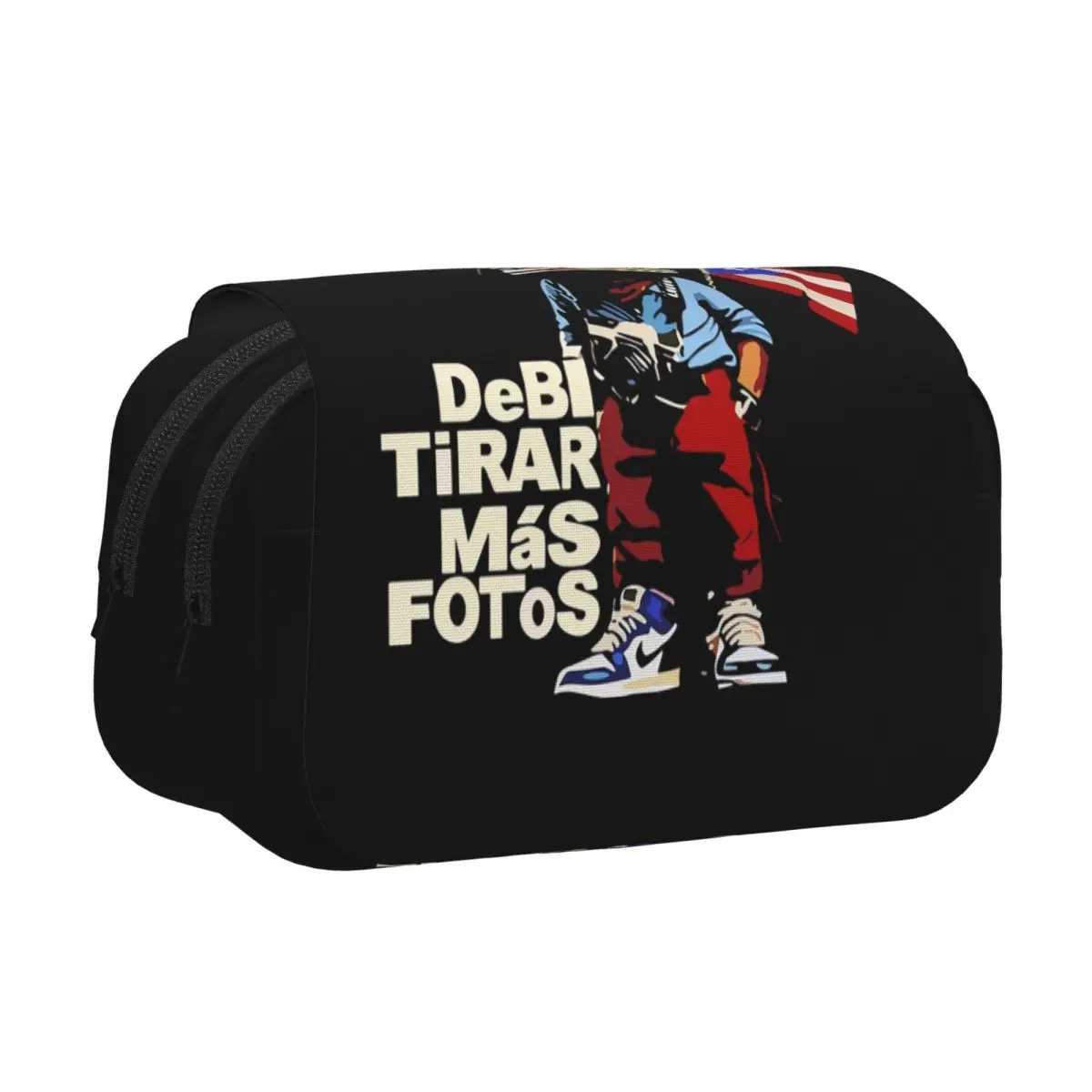 

Пенал-косметичка Bad Bunny DTMF Debi Tirar Mas Fotos, жесткий кожаный, большой вместимости, для студентов и школьников